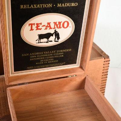 Lot G-42: Vintage Cigar boxes and More