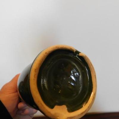 Vintage Set Shawnee Pottery Art Deco Green MCM Bud Vases 8