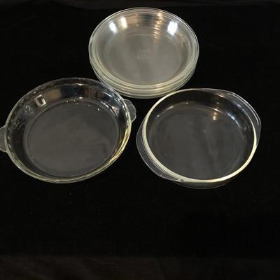 Lot 80- Clear Glass Pyrex Dishes