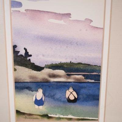 Lot G-63: Two Watercolors