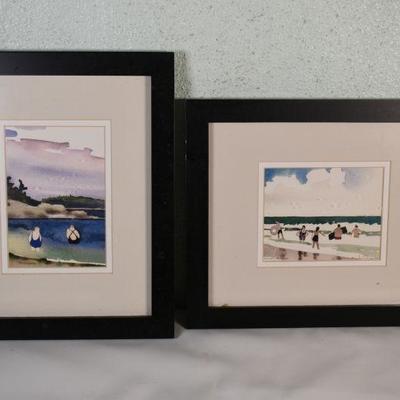 Lot G-63: Two Watercolors