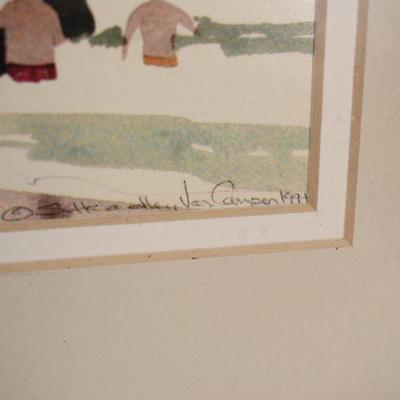 Lot G-63: Two Watercolors