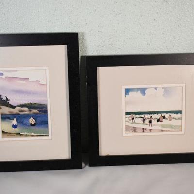 Lot G-63: Two Watercolors