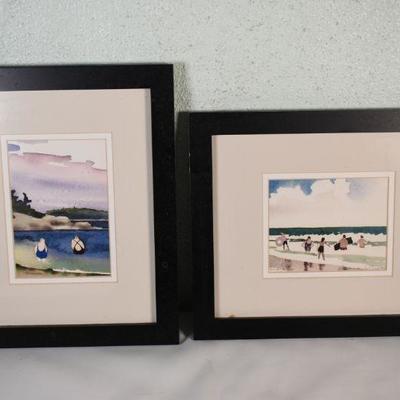 Lot G-63: Two Watercolors