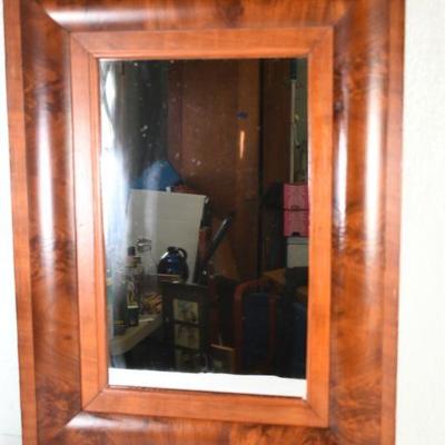 Lot G-72: Antique Mirror with Mahogany Frame