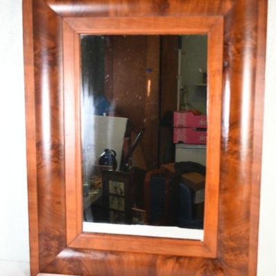 Lot G-72: Antique Mirror with Mahogany Frame
