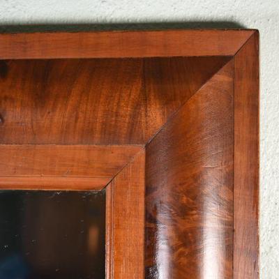 Lot G-72: Antique Mirror with Mahogany Frame