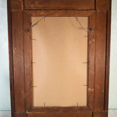 Lot G-72: Antique Mirror with Mahogany Frame
