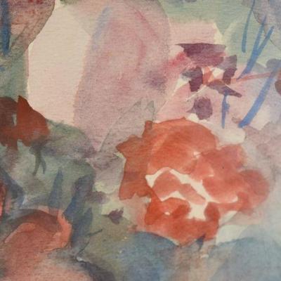 Lot G-76: Vintage Original Watercolor