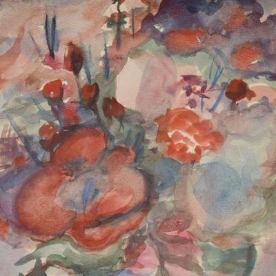 Lot G-76: Vintage Original Watercolor