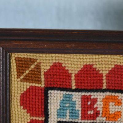Lot G-80: Vintage Numbers Needlepoint