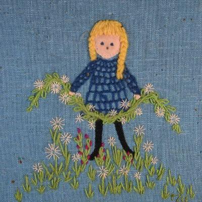 Lot G-81: Vintage from 70's Needlepoint
