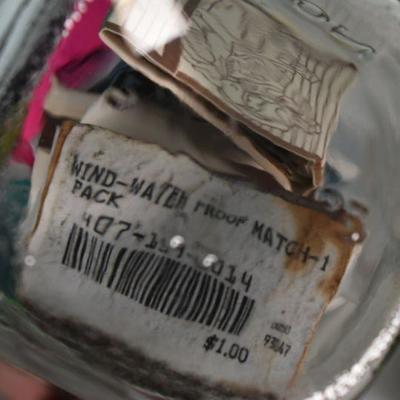 Lot G-83: Matches in Mason Jars