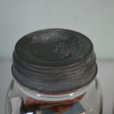 Lot G-83: Matches in Mason Jars