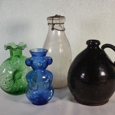 Lot G-84: Vintage Glass and Jug