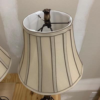 Lot 283 - Pair of Tall Table Lamps 