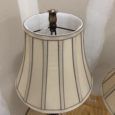 Lot 283 - Pair of Tall Table Lamps 