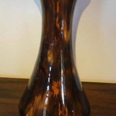 Vintage Brush McCoy Onyx Drip Glaze Bud Vase 8
