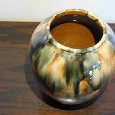 1st Choice of 2:  Brush McCoy Drip Glaze Vase 6