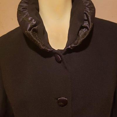 Couture iris Singer Opera Bertha collar/sleeve Jacket floral Brocade