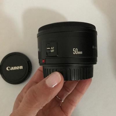 Lot 287- Like New Canon Camera Bag and Lenses