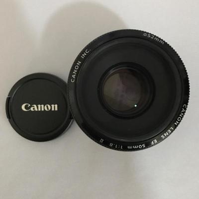 Lot 287- Like New Canon Camera Bag and Lenses