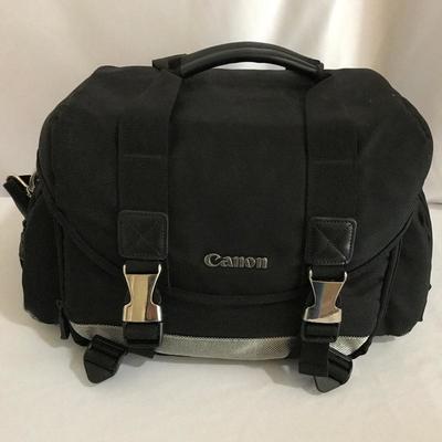 Lot 287- Like New Canon Camera Bag and Lenses