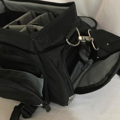 Lot 287- Like New Canon Camera Bag and Lenses