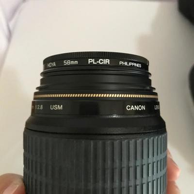 Lot 287- Like New Canon Camera Bag and Lenses