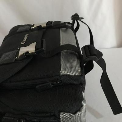 Lot 287- Like New Canon Camera Bag and Lenses