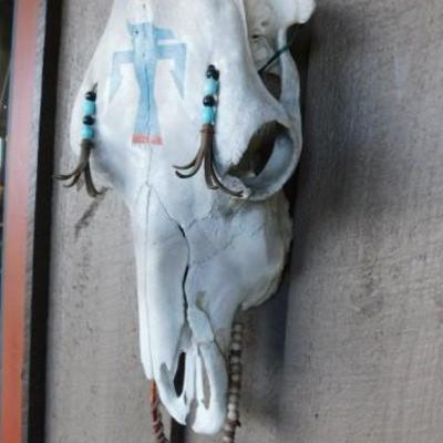 Prarie Skull Tribal Decoration Fetish Item 20
