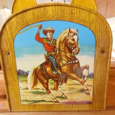 Roy Rogers Comic Book Corral Tin Litho Holder 8