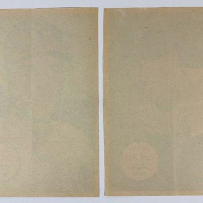 1967 TOPPS #14 John CALLISON #20 Denny McLAIN Insert Card PIN-UP POSTERS SET -5" x 7" EX Excellent