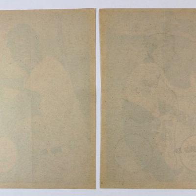 1967 TOPPS #18 Tony OLIVA #30 Felipe ALOU Insert Card PIN-UP POSTERS SET -5" x 7" EX Excellent