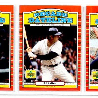 Robin Yount MIKE SCHMIDT Tom Seaver Reggie Jackson AL KALINE HOF BASEBALL CARDS SET of 9 MINT