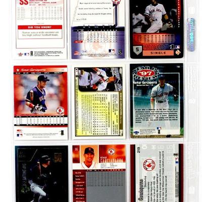 NOMAR GARCIAPARRA BASEBALL CARDS COLLECTION - ALL HIGH GRADE CARDS - SET OF 9