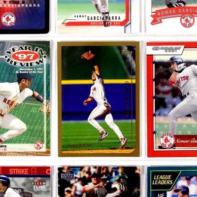 NOMAR GARCIAPARRA BASEBALL CARDS COLLECTION - ALL HIGH GRADE CARDS - SET OF 9