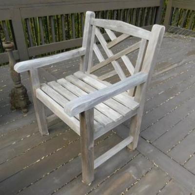1st Choice of 2:  Natural Teak Wood Patio Chair 26