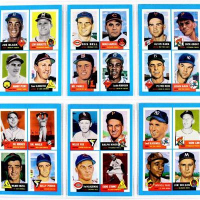 1992 BAZOOKA *1953 TOPPS ARCHIVES* Complete SET Limited Edition "Quadracard" 22 Cards MINT