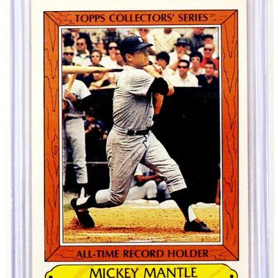 MICKEY MANTLE 1985 Topps #23 HOF Baseball Card Woolworth Collectors' Series MINT