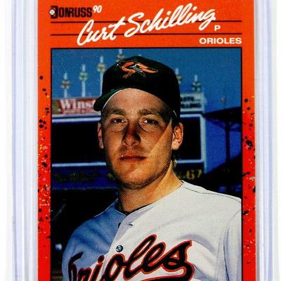 CURT SCHILLING 1990 Donruss Baltimore Orioles Baseball Card #667 - NM/MT