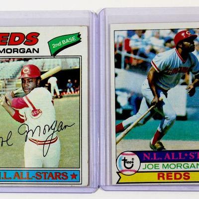 JOE MORGAN Baseball Cards Set N.L. All-Star 1977-79 TOPPS Baseball Cards