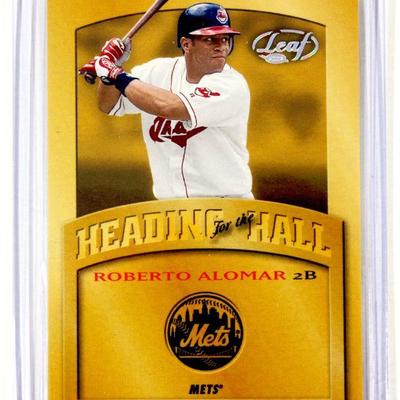 ROBERTO ALOMAR 2002 LEAF Heading for the Hall #HH-5 Baseball Card - MINT