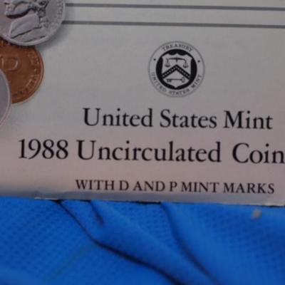 2  1988 Uncirculated Coin sets 5
