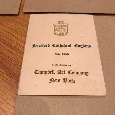 Lot 290 - Four Antique Cathedral Photos 