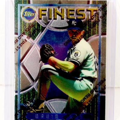 DAVID CONE Kansas City Royals 1995 TOPPS REFRACTOR #99 Baseball Card MINT