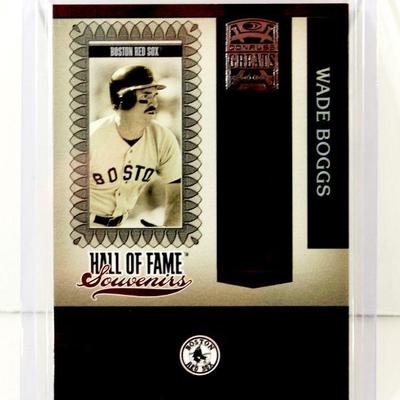 WADE BOGGS Boston Red Sox HALL OF FAME Souvenirs #HOFS-27 2005 Donruss Baseball Card MINT