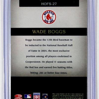 WADE BOGGS Boston Red Sox HALL OF FAME Souvenirs #HOFS-27 2005 Donruss Baseball Card MINT