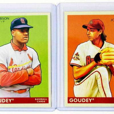 2009 Upper Deck GOUDEY Baseball Cards Set BOB GIBSON RANDY JOHNSON JOSE REYES - MINT