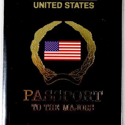 KEN GRIFFEY JR. CAL RIPKEN JR Passport to the Majors #2 #4 Baseball Cards Inserts 1997 Pinnacle